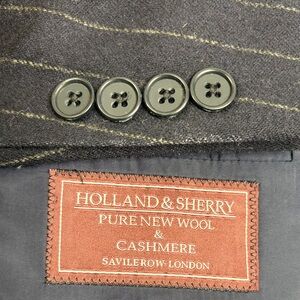 Coppley Sport Coat Mens 46R Navy Blue Pinstripe Wool Cashmere Blazer Custom Made